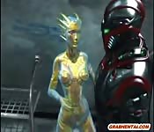 Verrückte Sci-Fi-Sexanimation In 3D