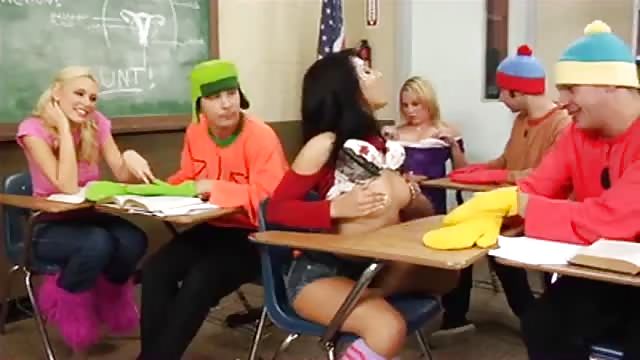 Xxxn School Life - South Park XXX Parody - Pornjam.com