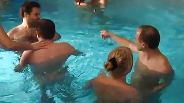 german swingers pool party